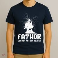 Cool Father's Day Mighty FATHOR  T-Shirt thumb 3