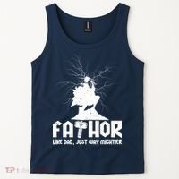 Cool Father's Day Mighty FATHOR  Tank Top thumb 2