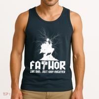 Cool Father's Day Mighty FATHOR  Tank Top thumb 3