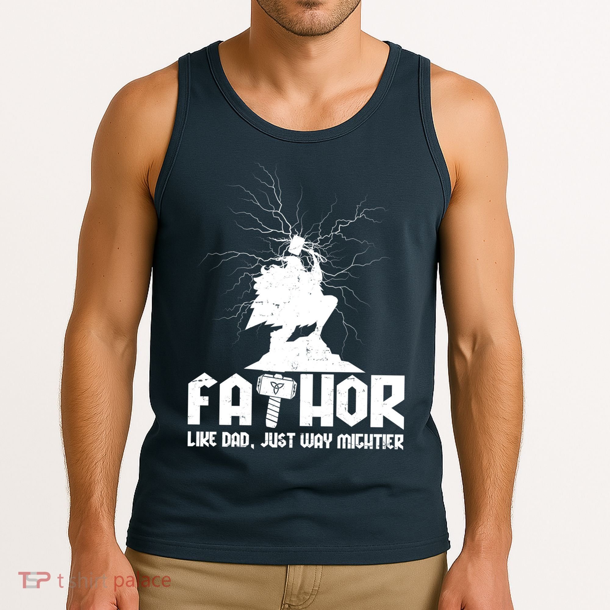 Cool Father's Day Mighty FATHOR  Tank Top