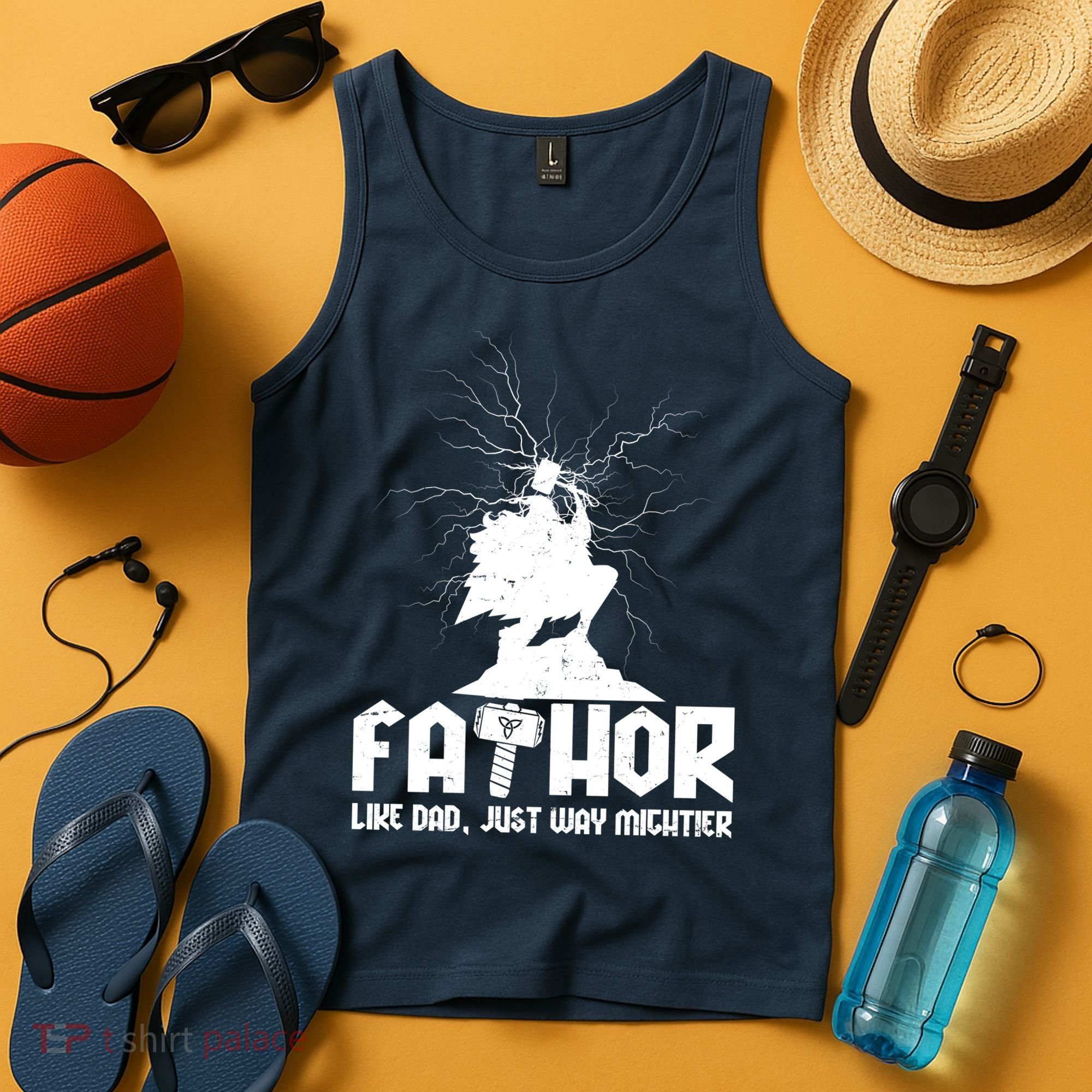 Cool Father's Day Mighty FATHOR  Tank Top