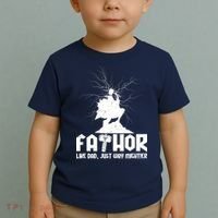 Cool Father's Day Mighty FATHOR  Toddler T-Shirt thumb 2