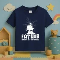 Cool Father's Day Mighty FATHOR  Toddler T-Shirt thumb 3