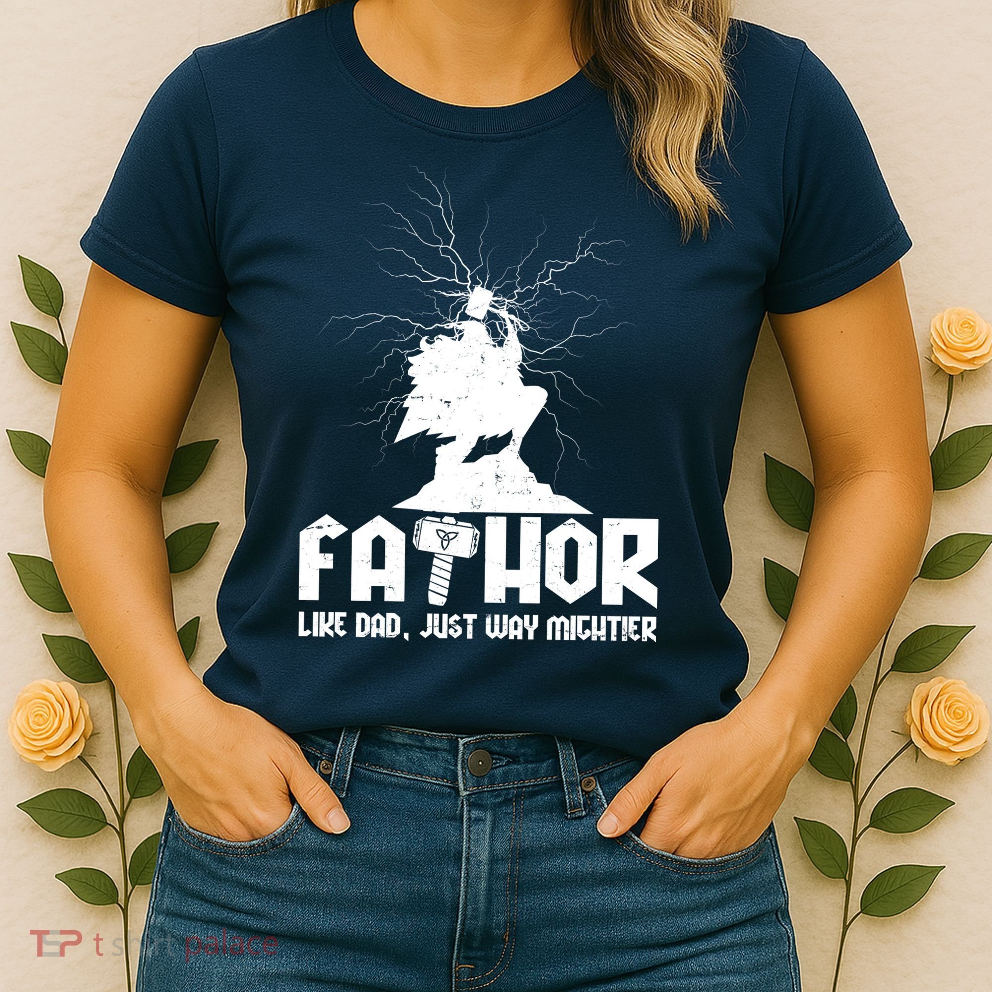 Cool Father's Day Mighty FATHOR  Women's T-Shirt