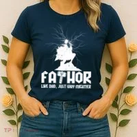 Cool Father's Day Mighty FATHOR  Women's T-Shirt thumb 2