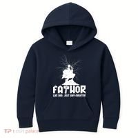 Cool Father's Day Mighty FATHOR  Kids Hoodie thumb 0