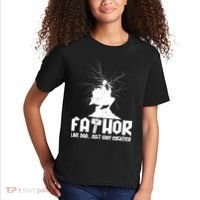 Cool Father's Day Mighty FATHOR  Kids T-Shirt thumb 2