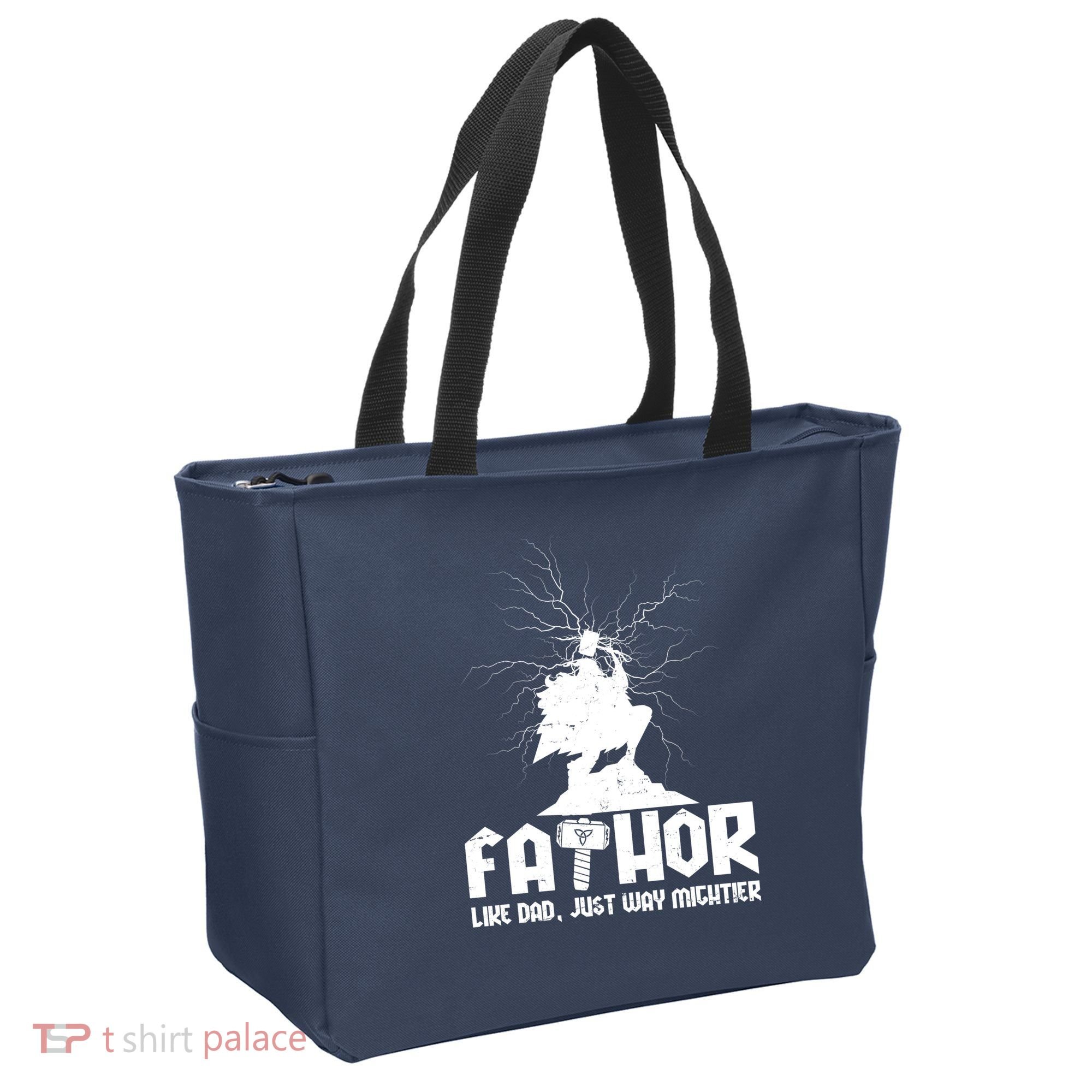 Cool Father's Day Mighty FATHOR  Tote Bag