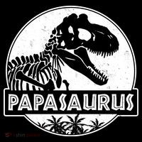 Cool Father's Day Papasaurus Emblem Doggie Tank thumb 4