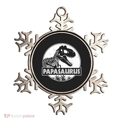 Cool Father's Day Papasaurus Emblem Ornament