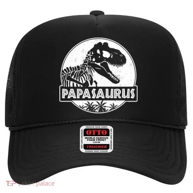 Cool Father's Day Papasaurus Emblem Hat