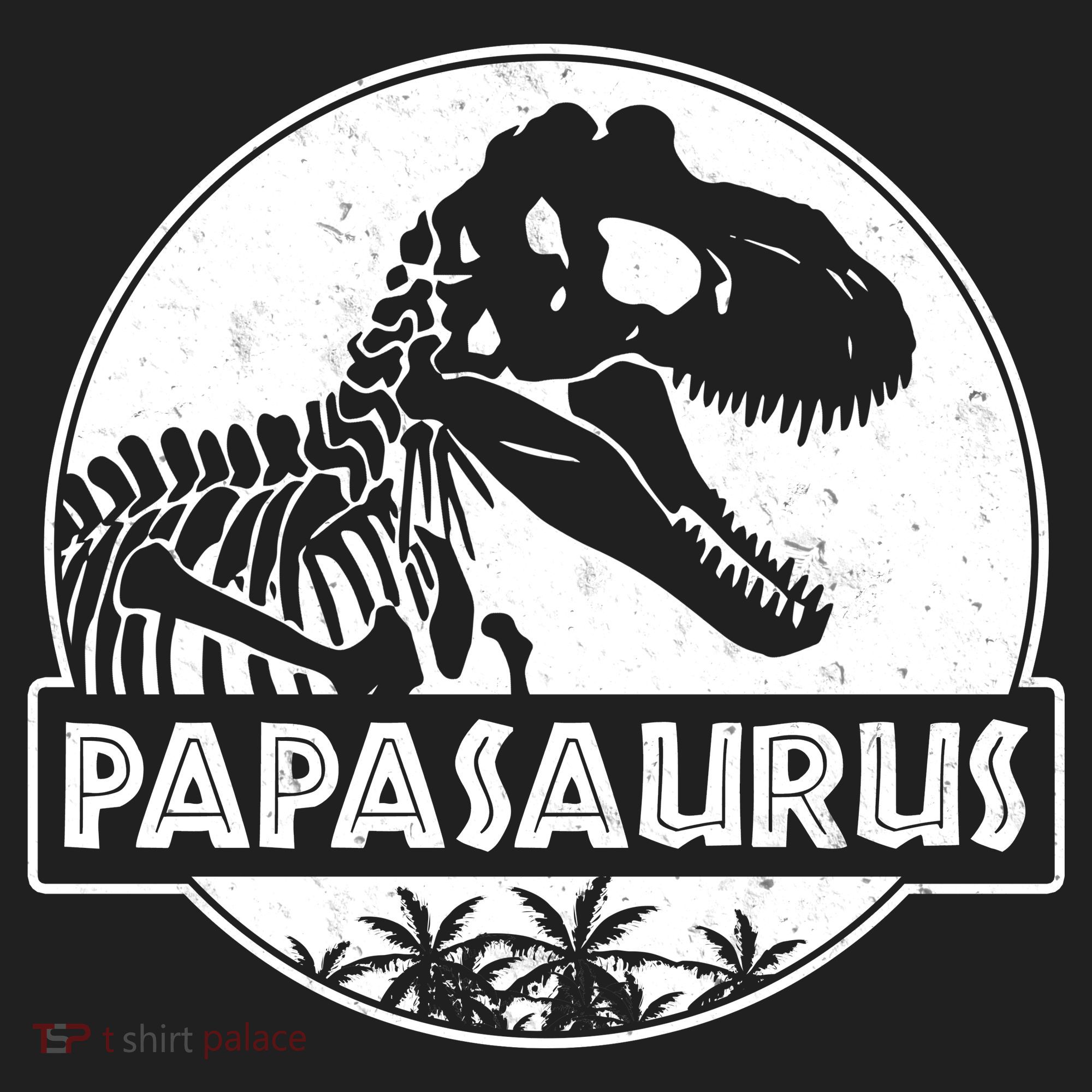 Cool Father's Day Papasaurus Emblem Hat