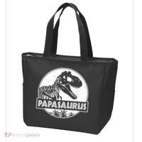 Cool Father's Day Papasaurus Emblem Tote Bag thumb 3