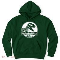 Cool Father's Day Papasaurus Emblem Hoodie thumb 0