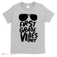 Cool First Grade Vibes Only Back to School T-Shirt thumb 0