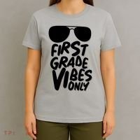 Cool First Grade Vibes Only Back to School T-Shirt thumb 4