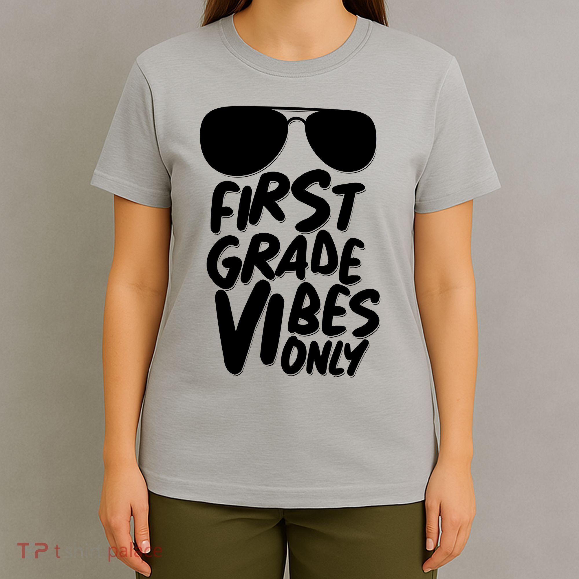 Cool First Grade Vibes Only Back to School T-Shirt