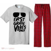 Cool First Grade Vibes Only Back to School Pajama Set thumb 0