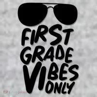 Cool First Grade Vibes Only Back to School Toddler T-Shirt thumb 2