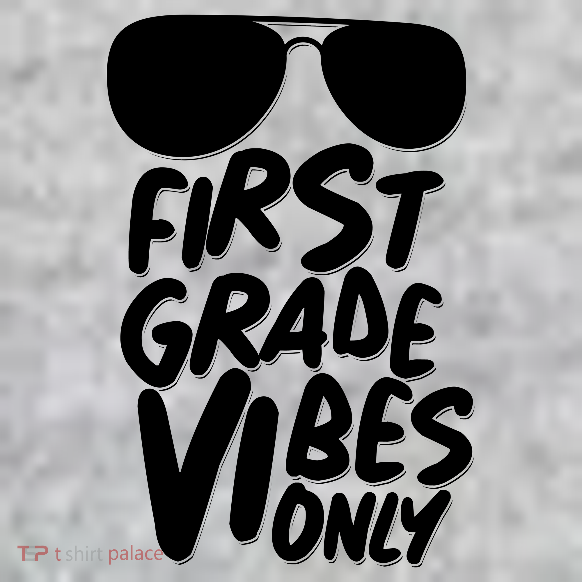 Cool First Grade Vibes Only Back to School Kids Sweatshirt