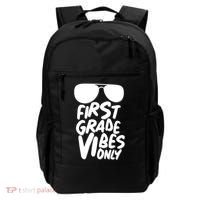 Cool First Grade Vibes Only Back to School Backpack thumb 0