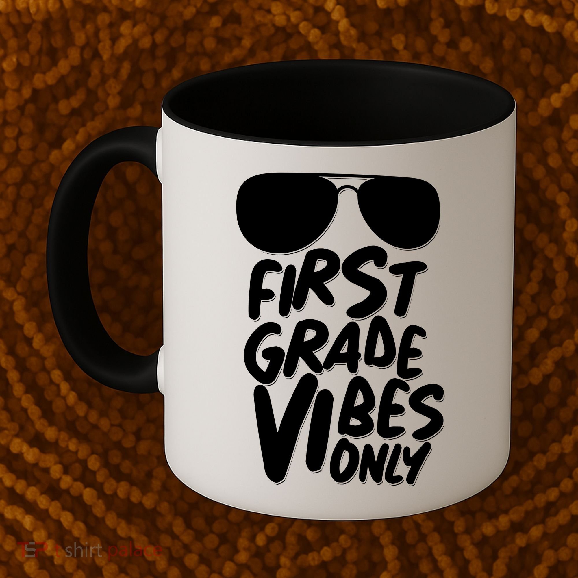 Cool First Grade Vibes Only Back to School Coffee Mug
