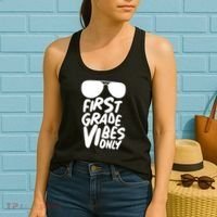 Cool First Grade Vibes Only Back to School Women's Tank Top thumb 2