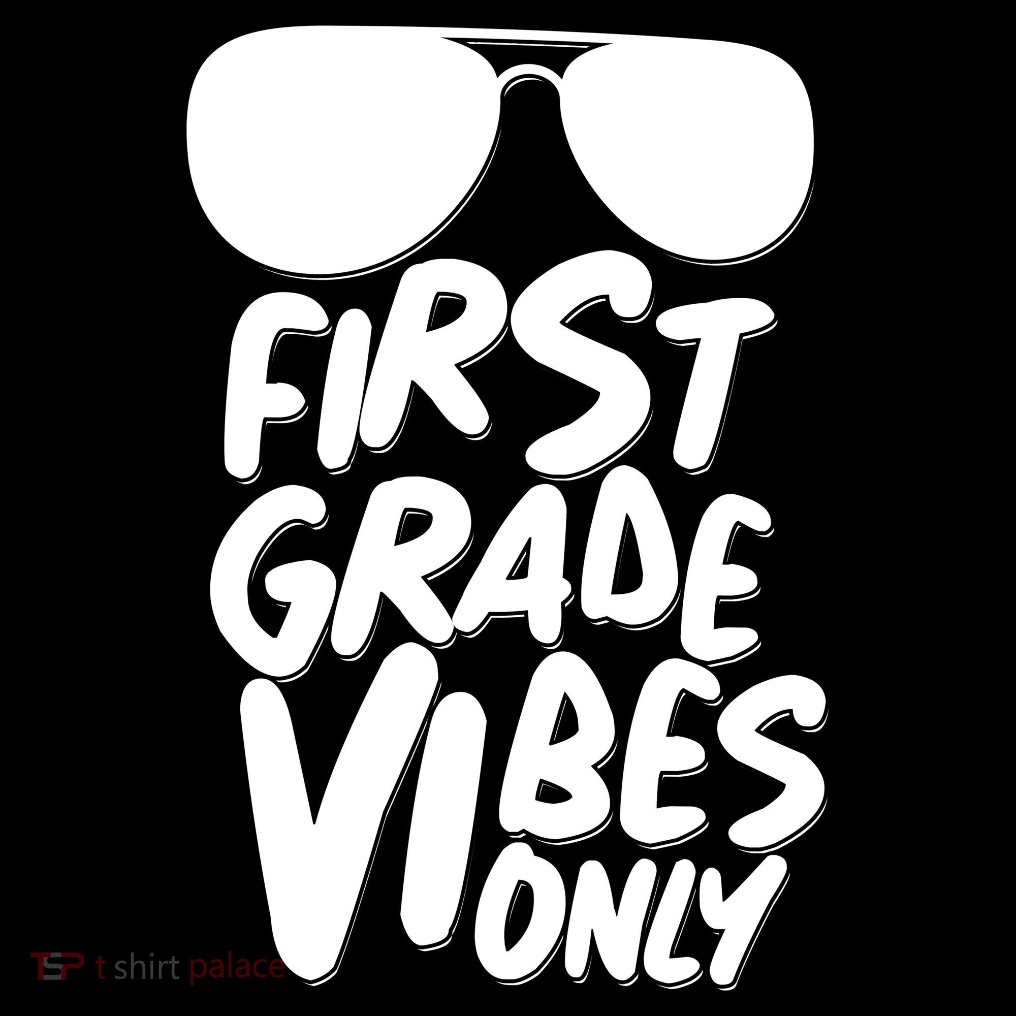 Cool First Grade Vibes Only Back to School Toddler Hoodie