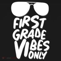 Cool First Grade Vibes Only Back to School Tote Bag thumb 4