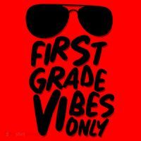 Cool First Grade Vibes Only Back to School Santa Hat thumb 1