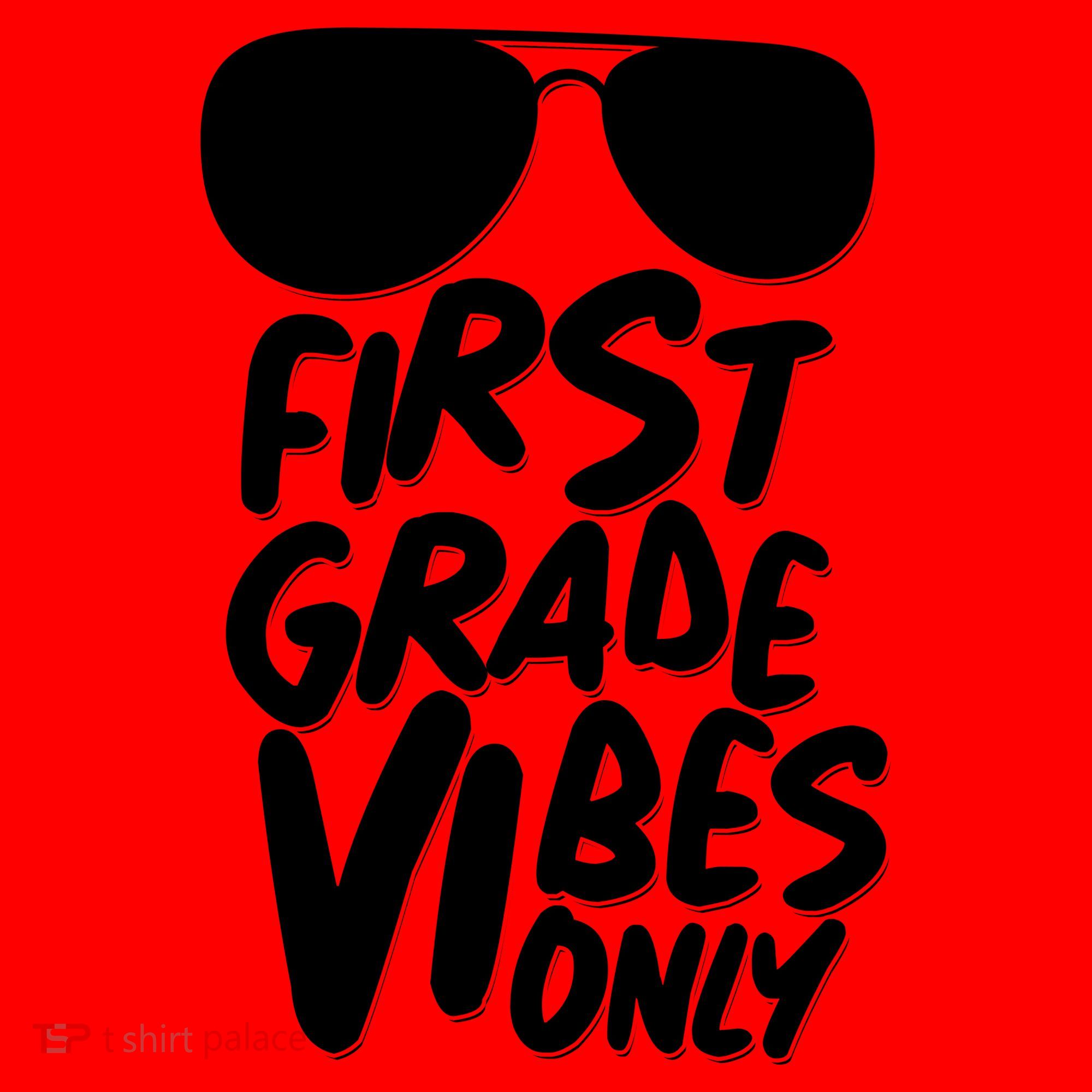Cool First Grade Vibes Only Back to School Santa Hat