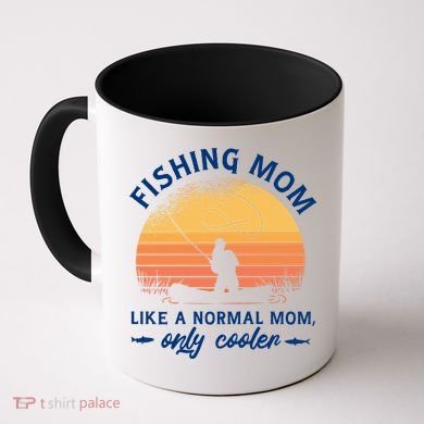 Cool Fishing Mom Coffee Mug