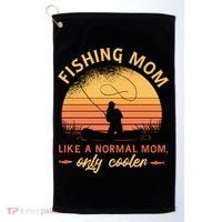 Cool Fishing Mom Golf Towel thumb 0
