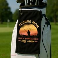 Cool Fishing Mom Golf Towel thumb 2