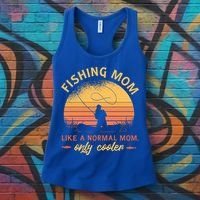Cool Fishing Mom Women's Tank Top thumb 3