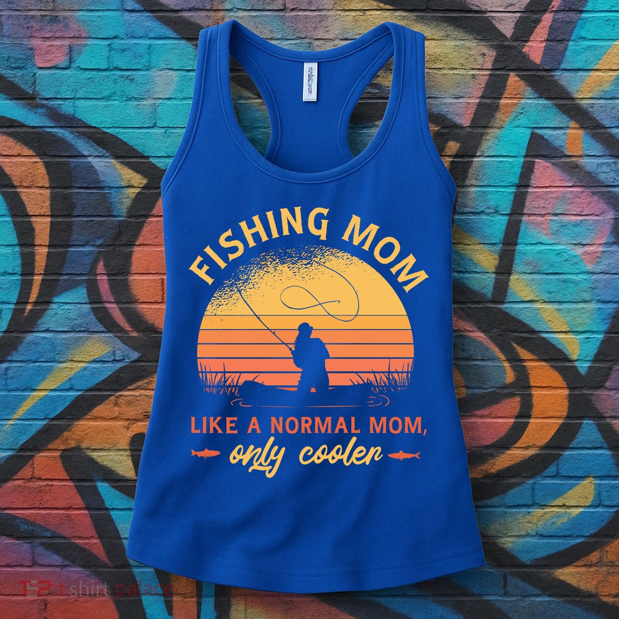 Cool Fishing Mom Women's Tank Top