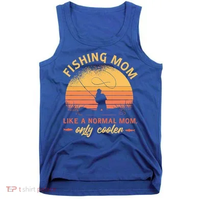 Cool Fishing Mom Tank Top