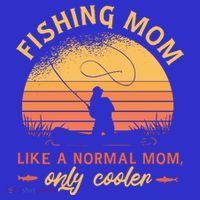 Cool Fishing Mom Visor thumb 3