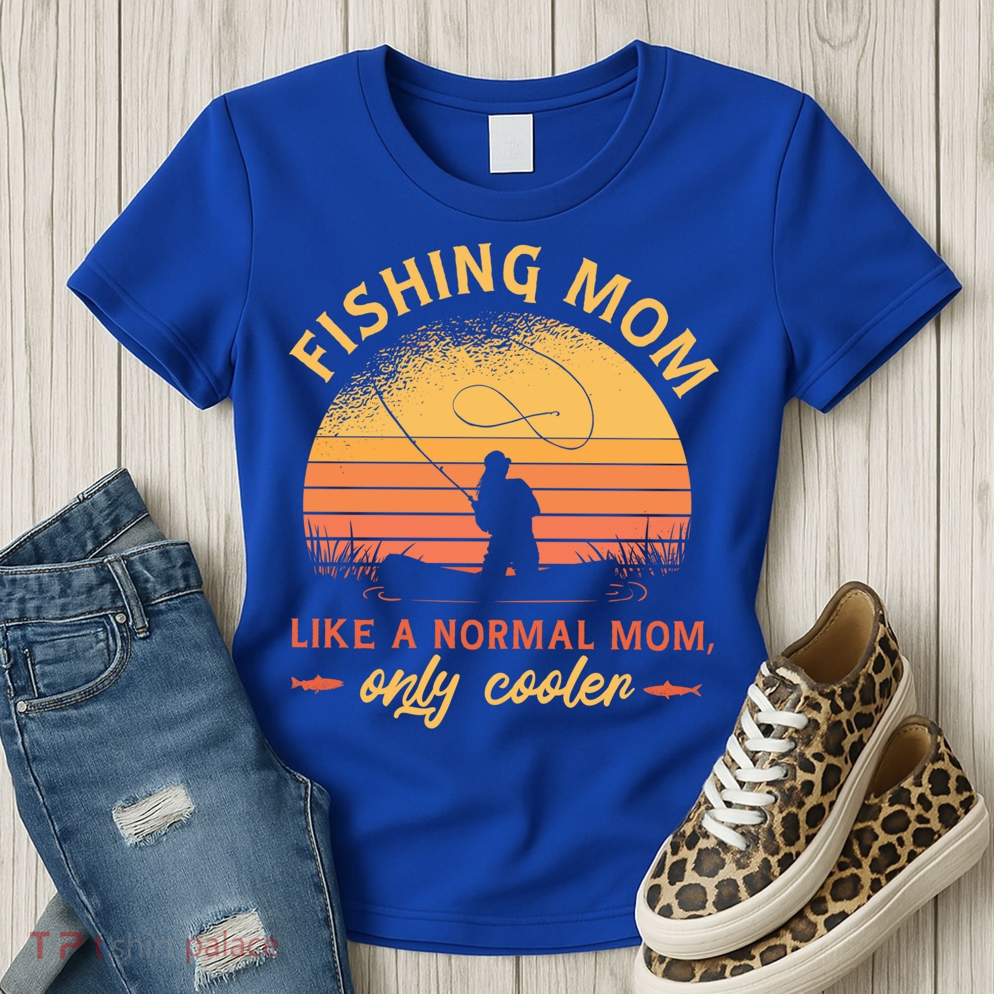 Cool Fishing Mom Women's T-Shirt