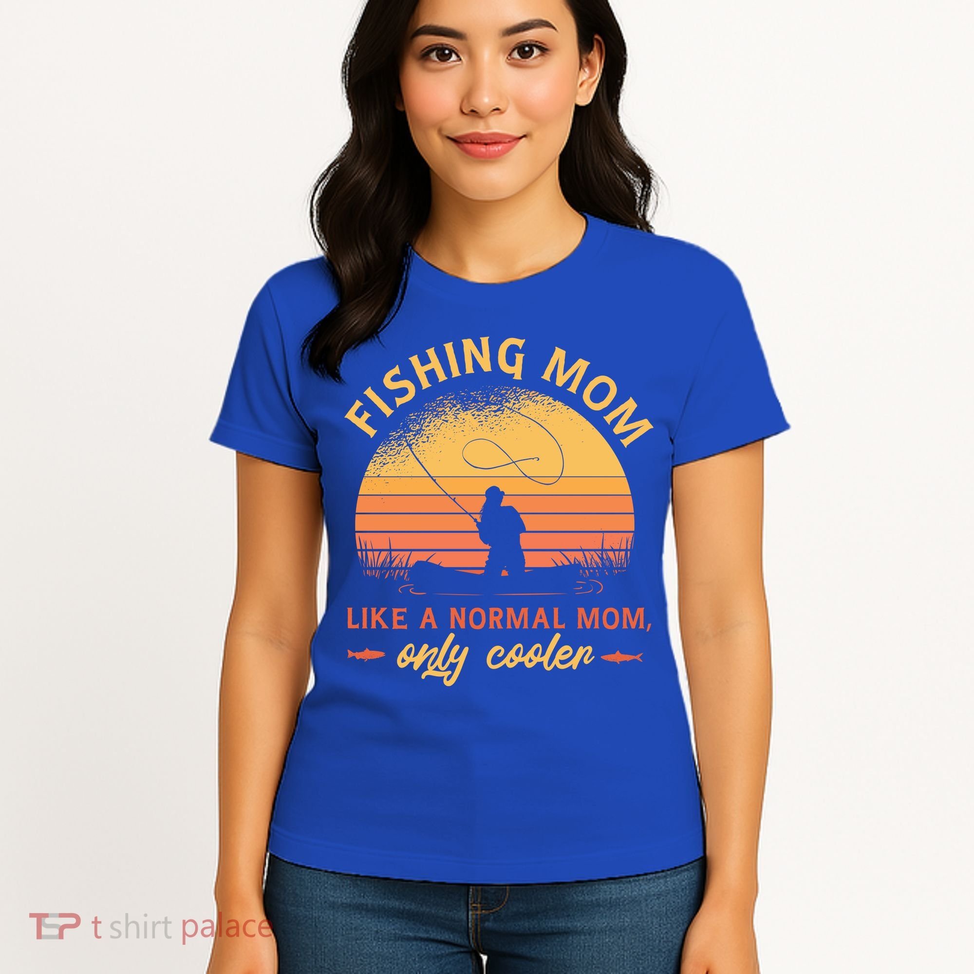 Cool Fishing Mom Women's T-Shirt