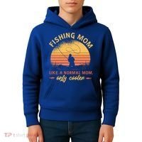 Cool Fishing Mom Kids Hoodie thumb 4