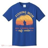 Cool Fishing Mom Kids T-Shirt thumb 0