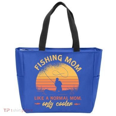 Cool Fishing Mom Tote Bag