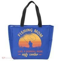 Cool Fishing Mom Tote Bag thumb 0