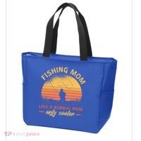 Cool Fishing Mom Tote Bag thumb 3