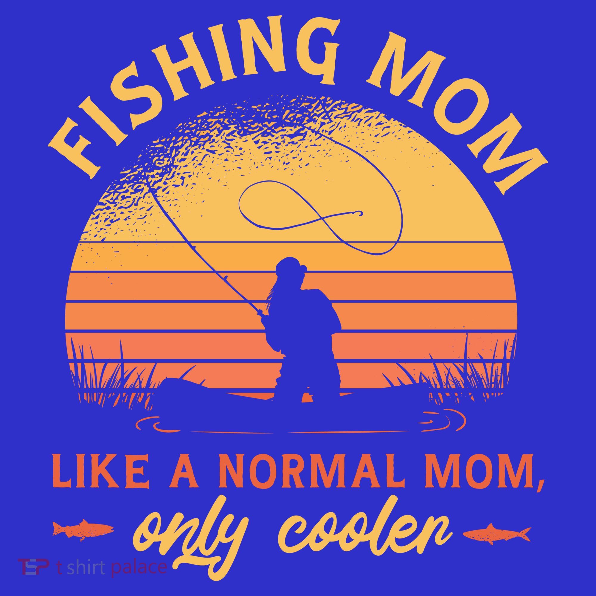 Cool Fishing Mom Tote Bag