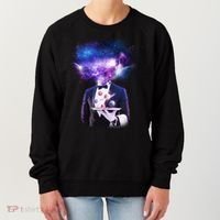 Cool Galaxy Space Head Women's Sweatshirt thumb 0