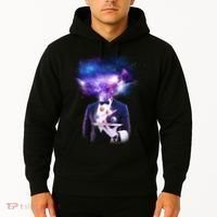 Cool Galaxy Space Head Hoodie thumb 2