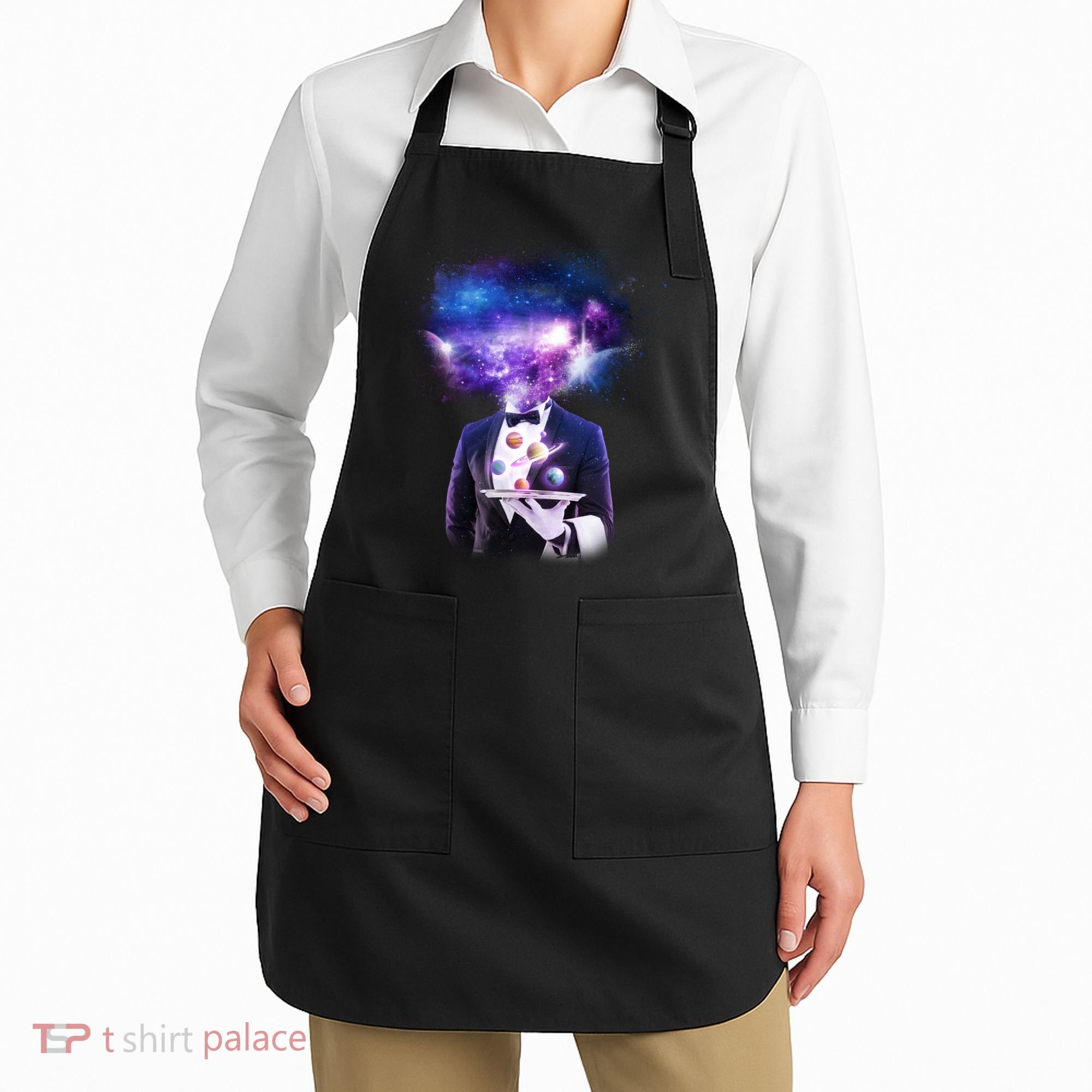 Cool Galaxy Space Head Apron