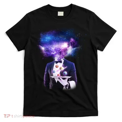 Cool Galaxy Space Head T-Shirt